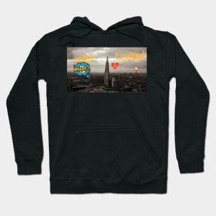 London cityscape and skyscrapers for free Hoodie